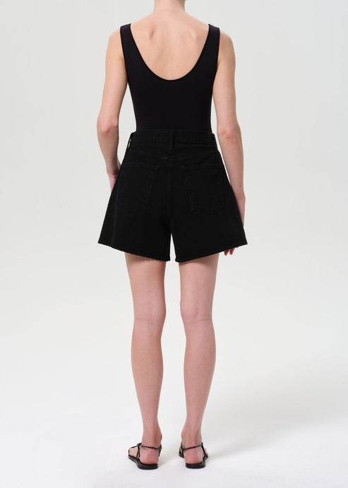 Agolde Rhoda Denim Short Holt-Shorts-West of Woodward Boutique-Vancouver-Canada
