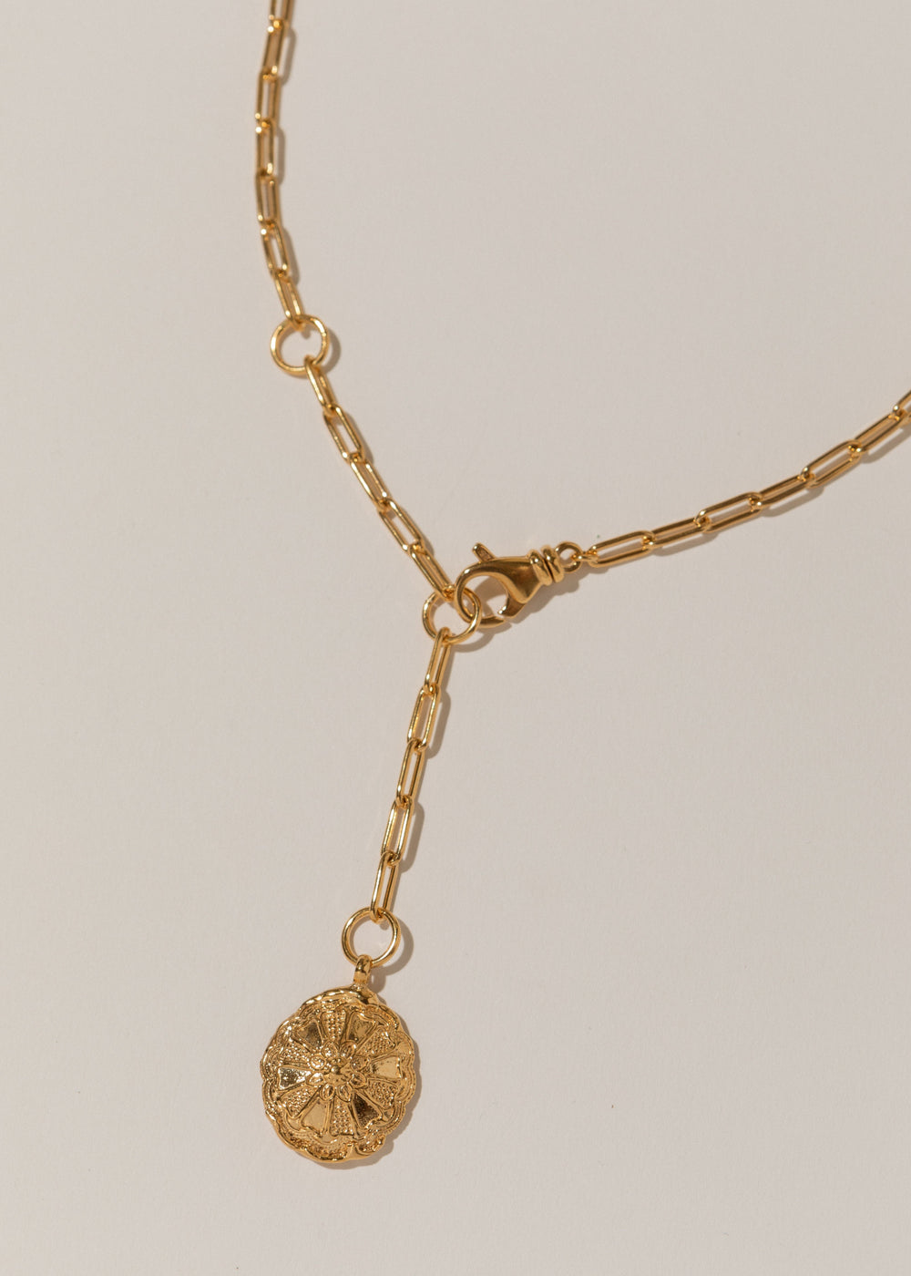 Pamela Card Trompe L&#39;Oeil Necklace Gold Vermeil-Accessories-West of Woodward Boutique-Vancouver-Canada