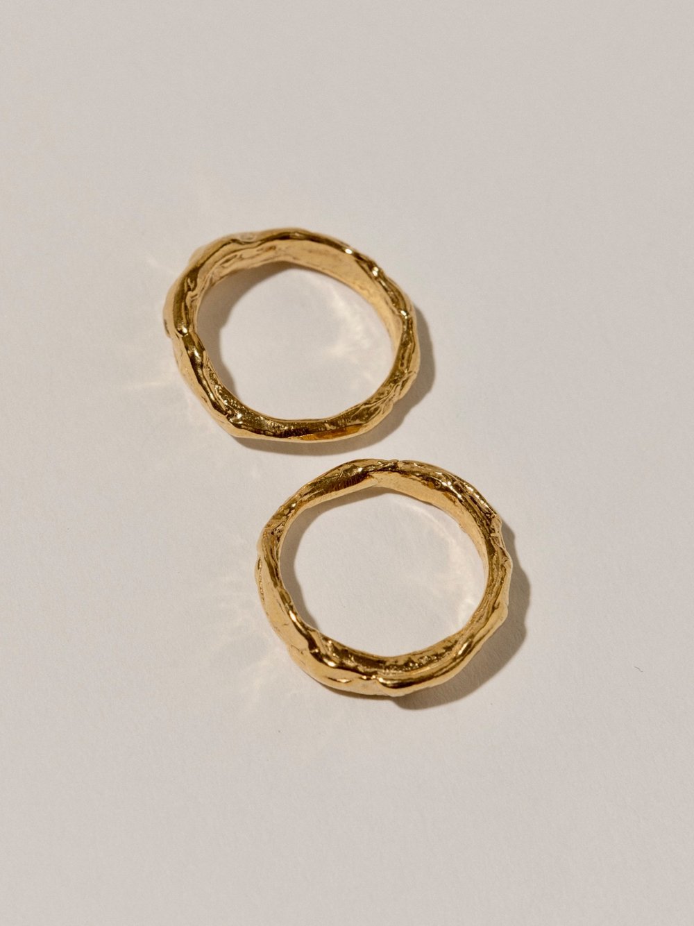 Pamela Card Divine Unity Ring 24K Gold Plated-Accessories-West of Woodward Boutique-Vancouver-Canada