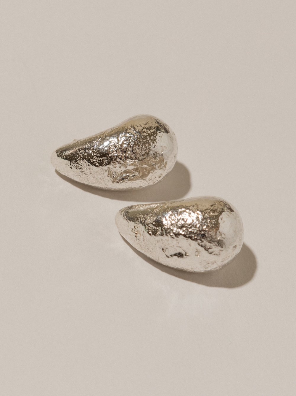 Pamela Card Baia Cannone Earrings Sterling Silver-Accessories-West of Woodward Boutique-Vancouver-Canada