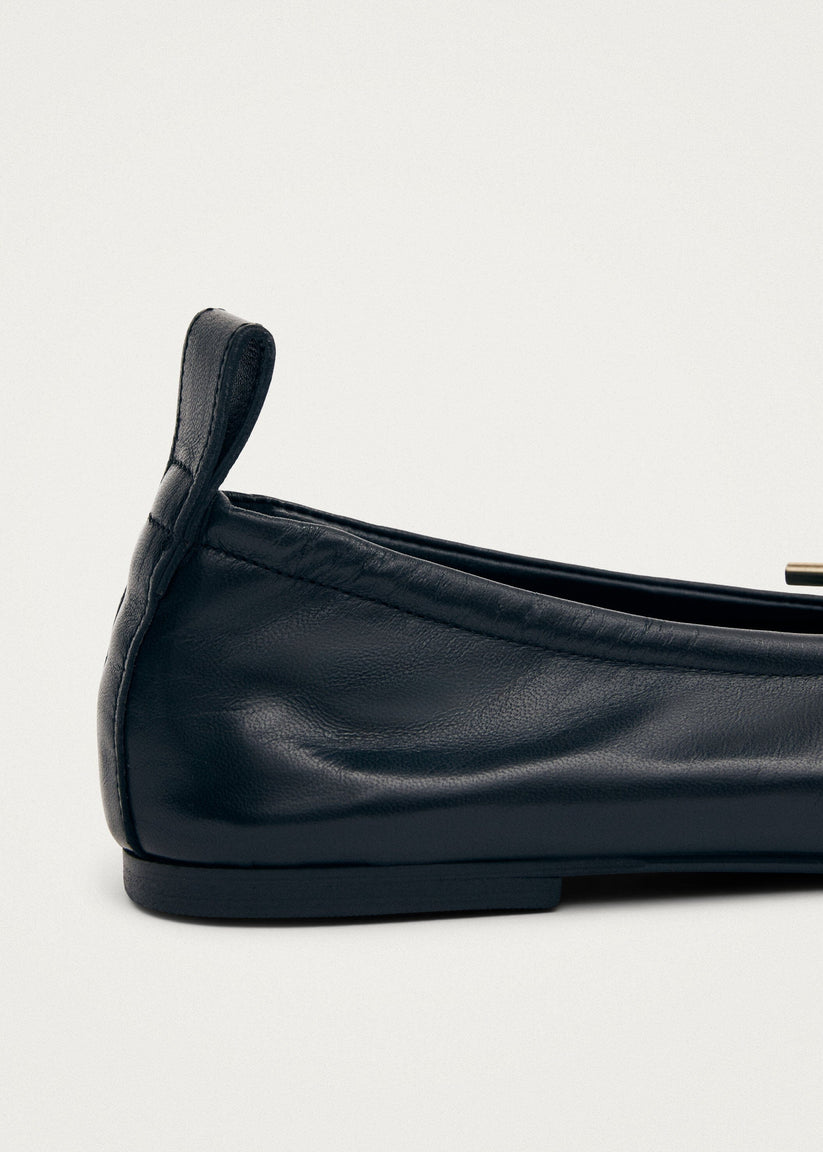 ALOHAS Rosalind Leather Ballet Flats Black-Sneakers-West of Woodward Boutique-Vancouver-Canada