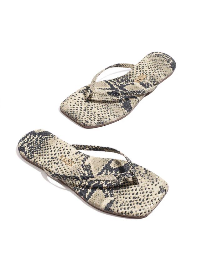 Tkees Square Toe Exotics Sandsnake-Sneakers-West of Woodward Boutique-Vancouver-Canada