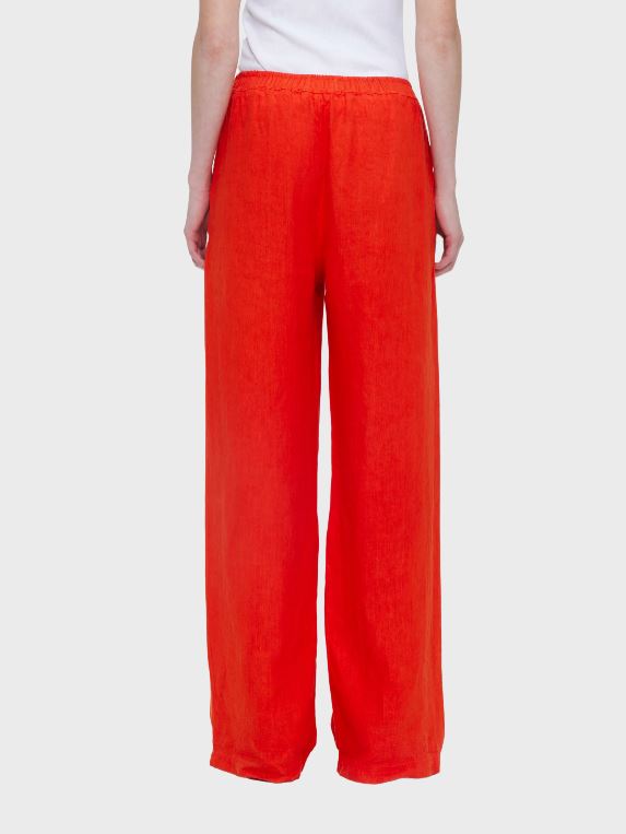 Our Sister Takki Linen Cotton Pant Red-Pants-West of Woodward Boutique-Vancouver-Canada