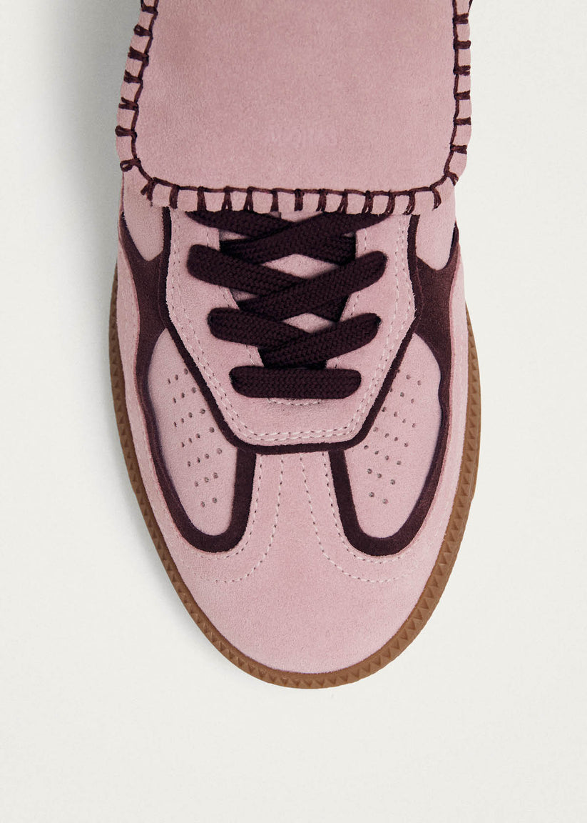 ALOHAS Tb. 490 Club Suede Pink Leather Sneakers-Sneakers-West of Woodward Boutique-Vancouver-Canada