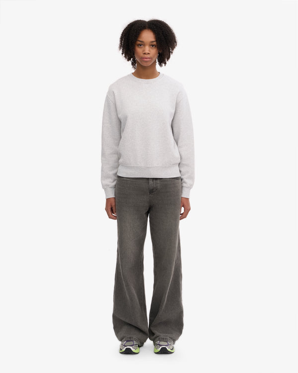 Colorful Standard Classic Organic Crew Snow Melange-Sweatshirts-West of Woodward Boutique-Vancouver-Canada