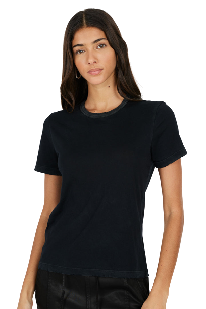 Cotton Citizen Women&#39;s Standard Tee- Vintage Black-T-Shirts-West of Woodward Boutique-Vancouver-Canada