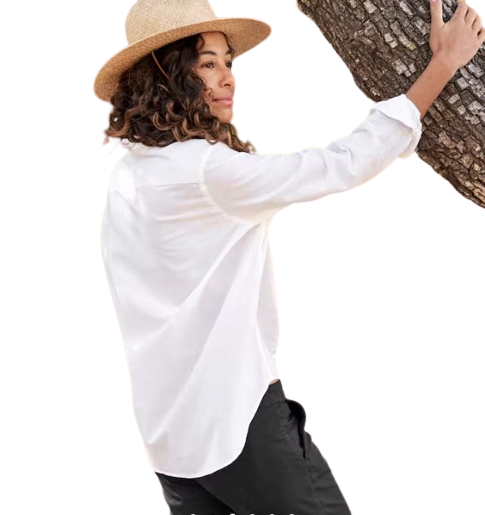 Frank &amp; Eileen Eileen Button Up- Classic White-Shirts-West of Woodward Boutique-Vancouver-Canada