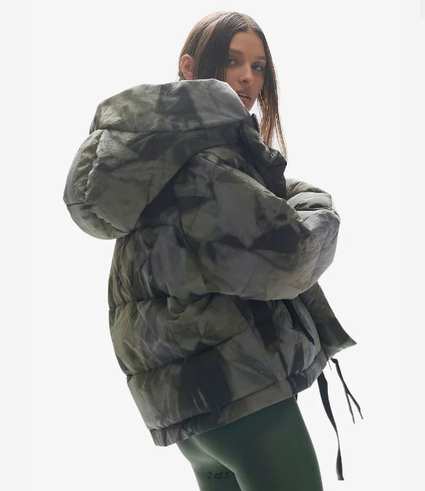 Holden Women&#39;s Short Down Puffer- Rekall Tie Dye-Coats-West of Woodward Boutique-Vancouver-Canada